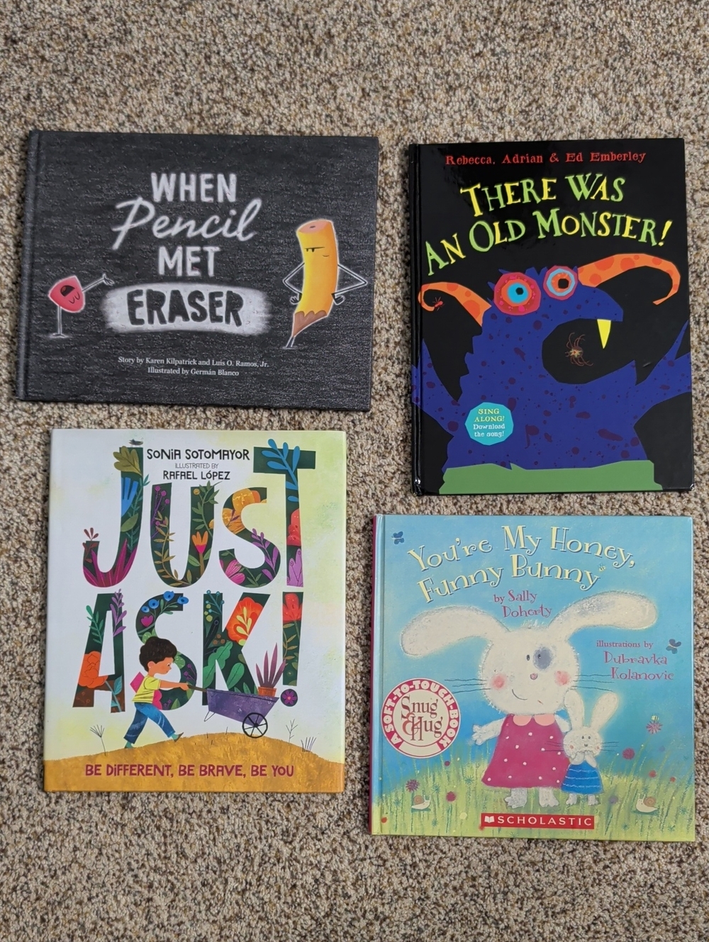 Set Of 4 Hardcover Picture Books